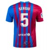 Officiële Voetbalshirt FC Barcelona Sergio Busquets 5 Thuis 2021-22 - Heren